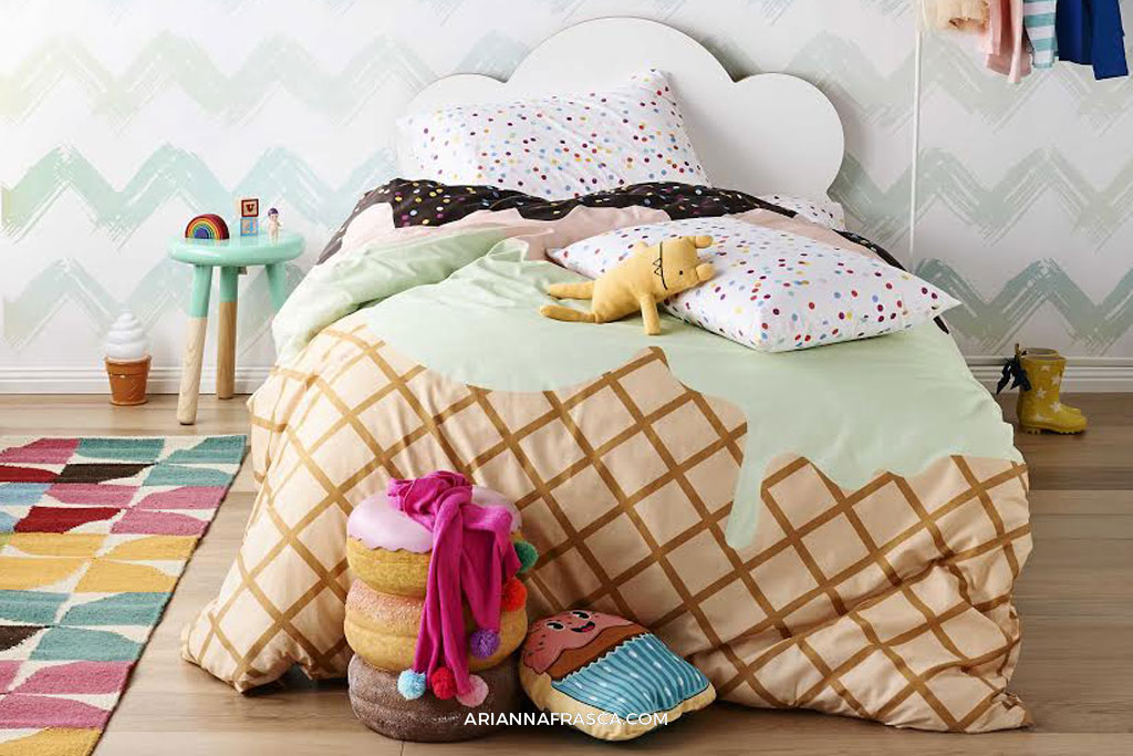 Ideas For Ice Cream Themed Bedroom For Kids