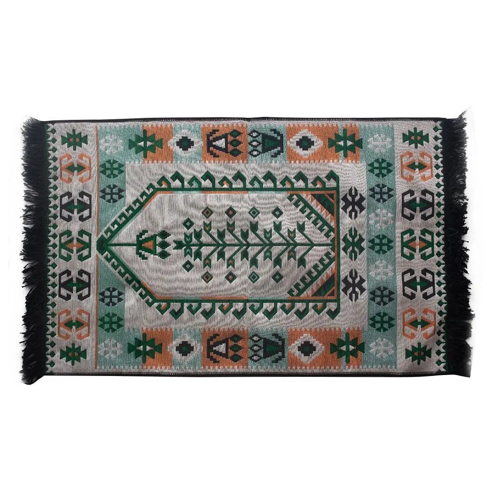 Tapete Kilim 125x80 cm - Verde outra face