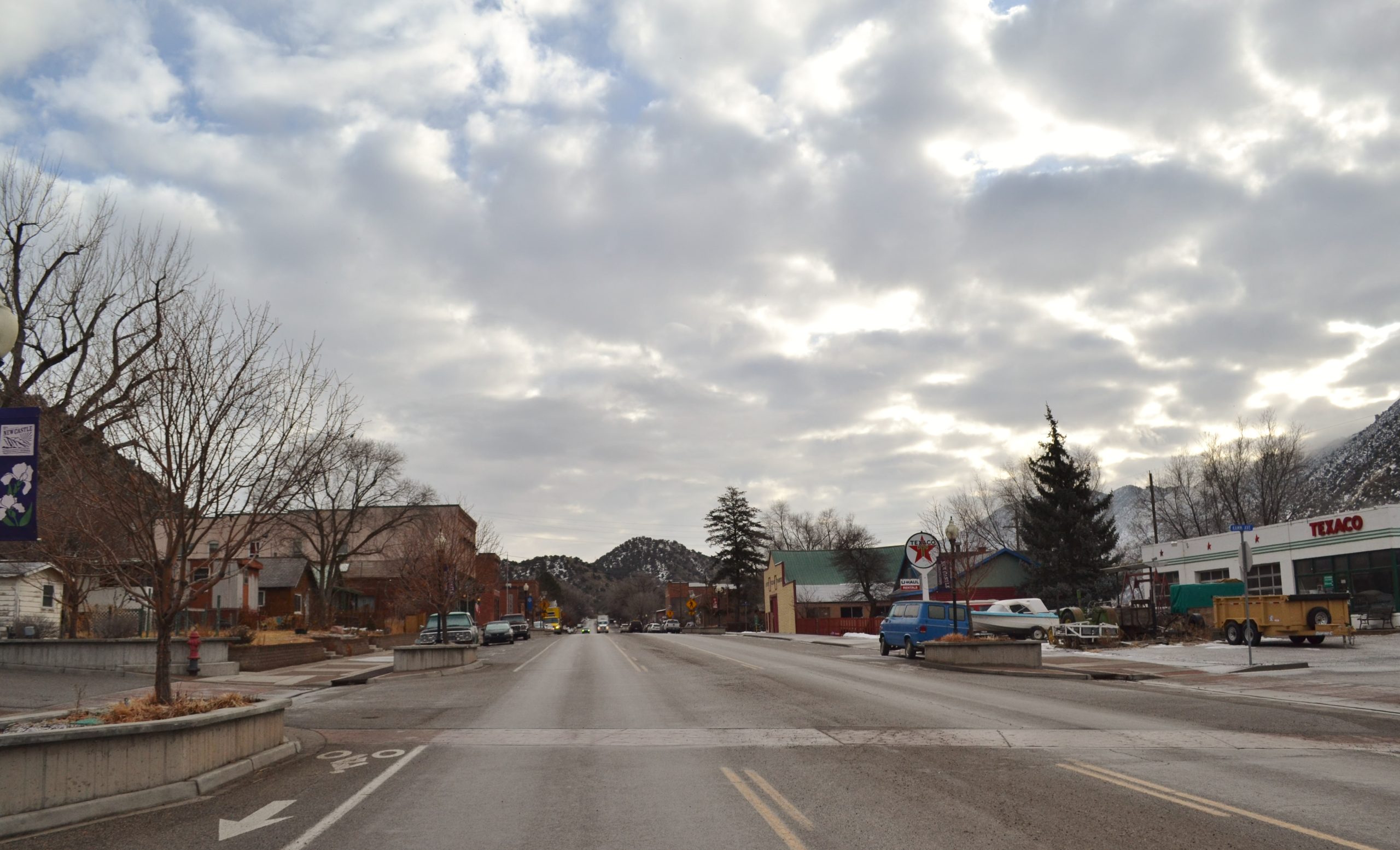 Downtown New Castle on a quiet winter morning reveals the town’s rural appeal and opportunities for economic development. 