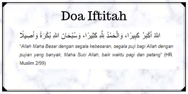 Doa Iftitah Dan Maknanya Hafalan Arti Doa Iftitah Youtube Dalam Kajian