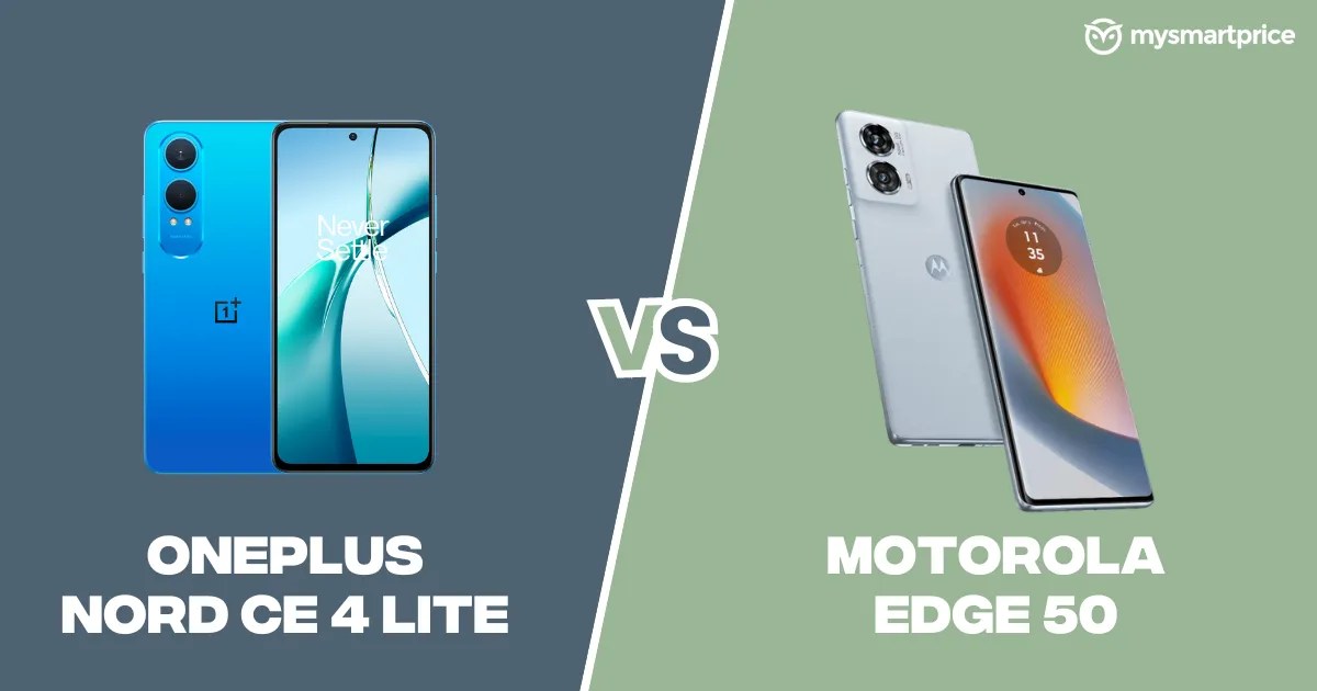 OnePlus Nord CE 4 Lite 5G Can Lite Outrun the Moto Edge?