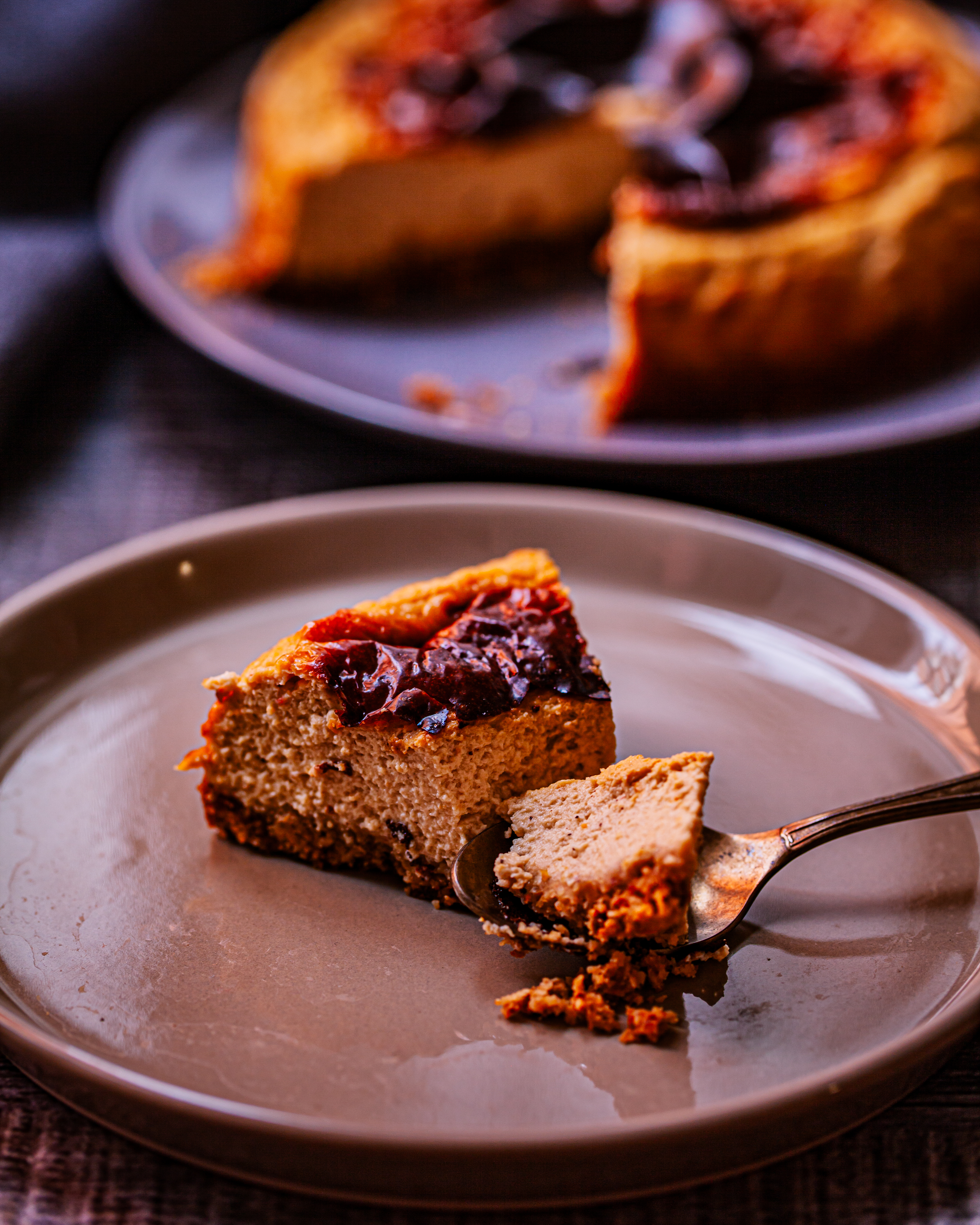 Cheesecake Saludable De Cafe Tarta De Queso Sana Avena Y Aguacate