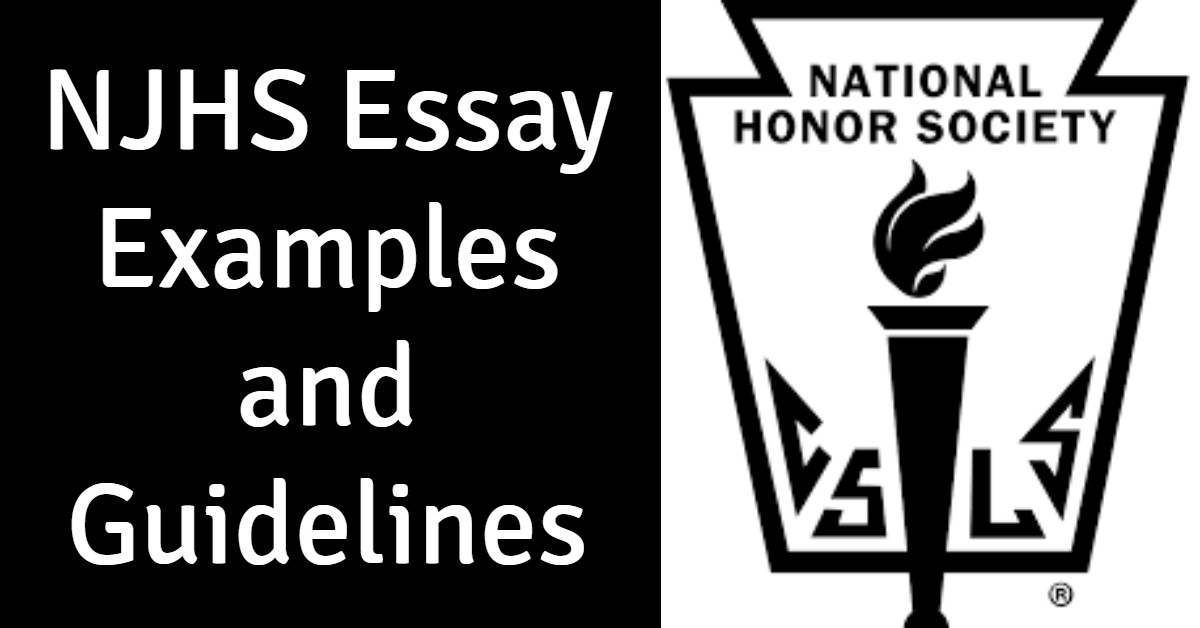 NJHS Essay Examples