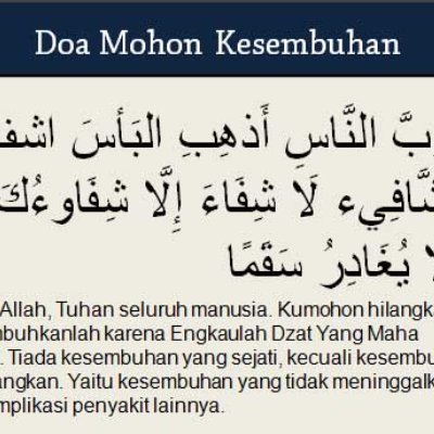 Kata Kata Doa Meminta Kesembuhan