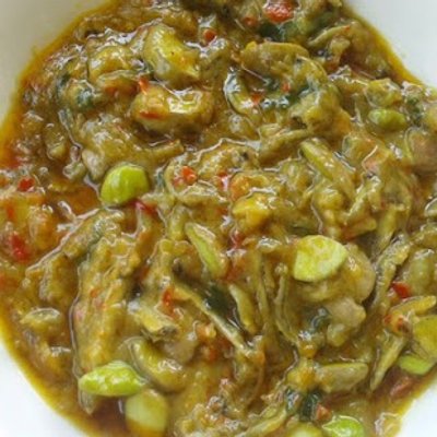 Ikan Bilis Masak Tempoyak Resepi yang akan kita kongsikan pada hari ini ialah resepi sambal tempoyak goreng petai ikan bilis. resepmasakanbook blogger