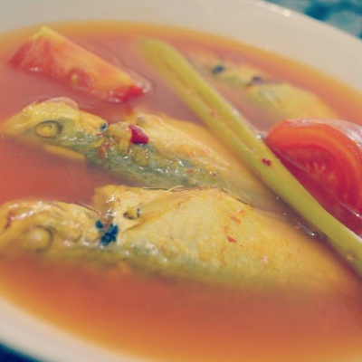 Asam Rebus Ikan Siakap Laut Azie Kitchen
