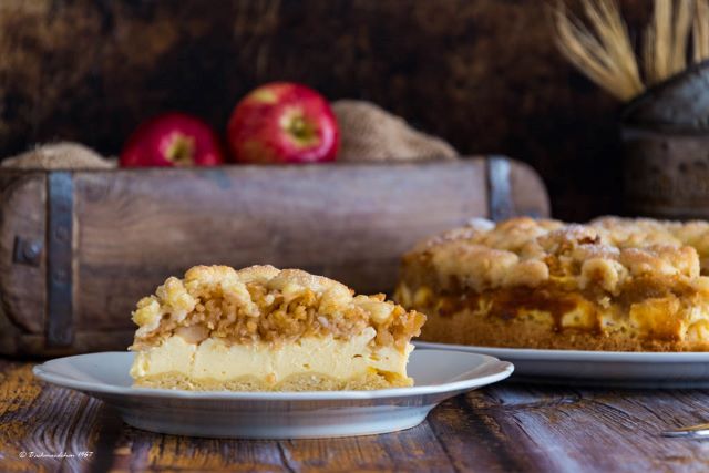 Apfel Kasekuchen Mit Streusel Backmaedchen 1967