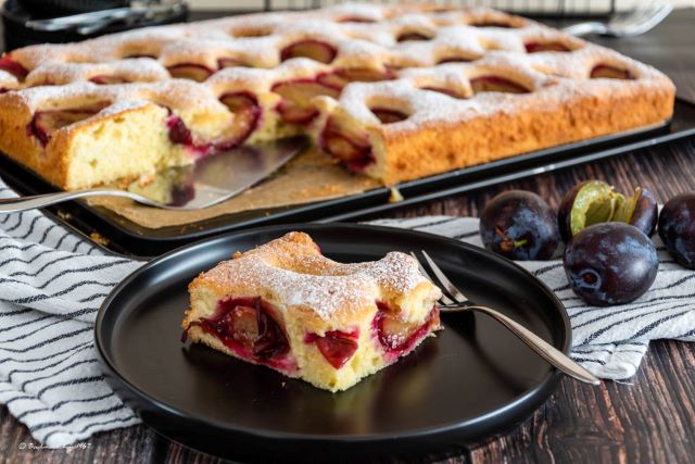 Versunkener Zwetschgenkuchen Backmaedchen 1967