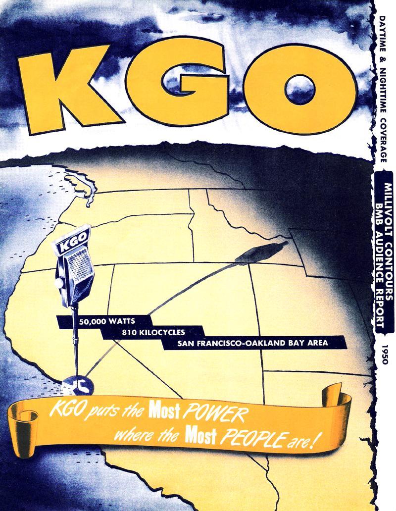 Kgo Radio San Francisco 1950 Sales Brochure Bay Area Radio Museum