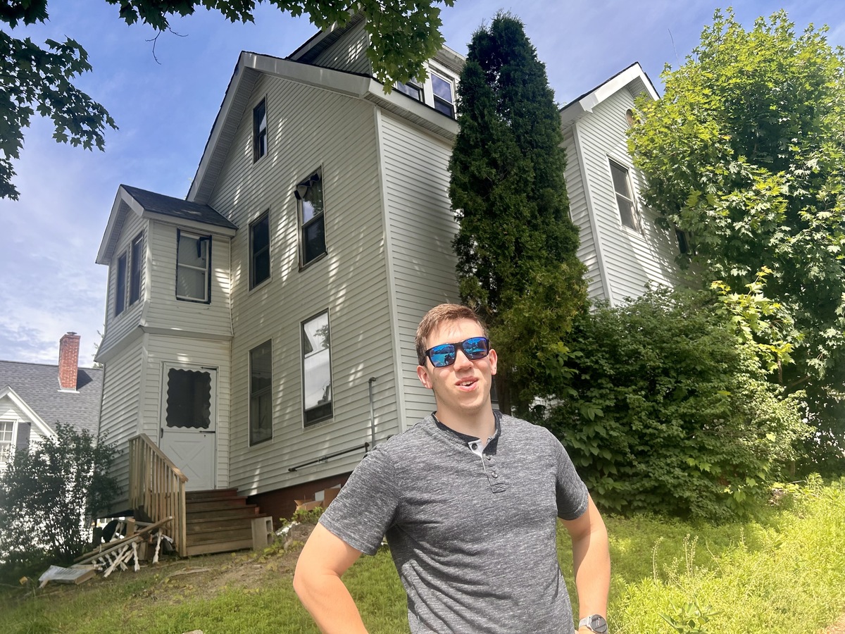 This young Maine ‘house hacker’ paid just $540 to get his first duplex