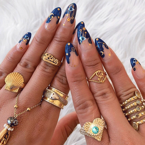 7 Evil Eye Nail Art Designs For Avoiding Bad Karma Behindthechair Com