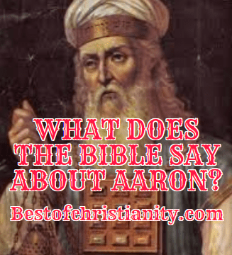 What Does The Bible Say About Aaron