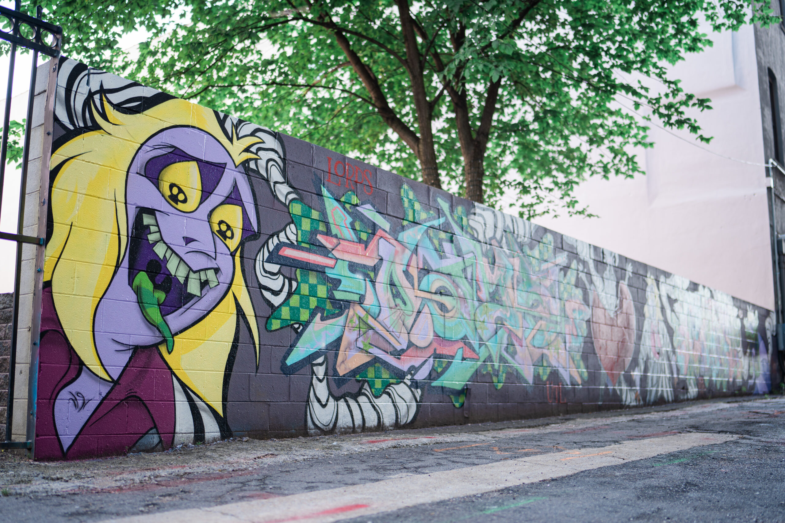 See the new “Beetlejuice” mural behind Forstall Art Center in Birmingham