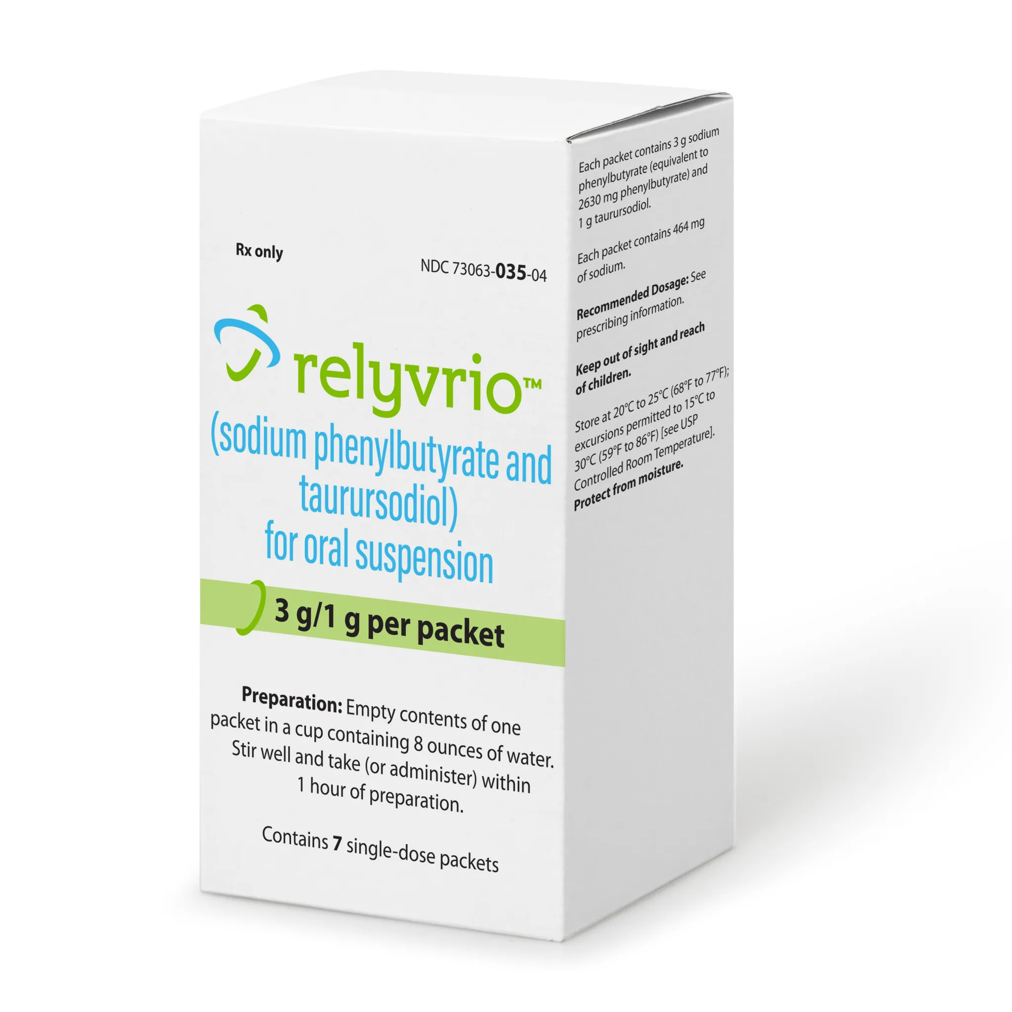 Relyvrio (sodium phenylbutyrate + taurursodiol)