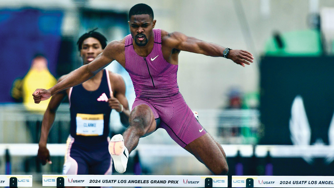 U.S. Olympic Hopefuls on Stage at USATF Grand Prix Los Angeles