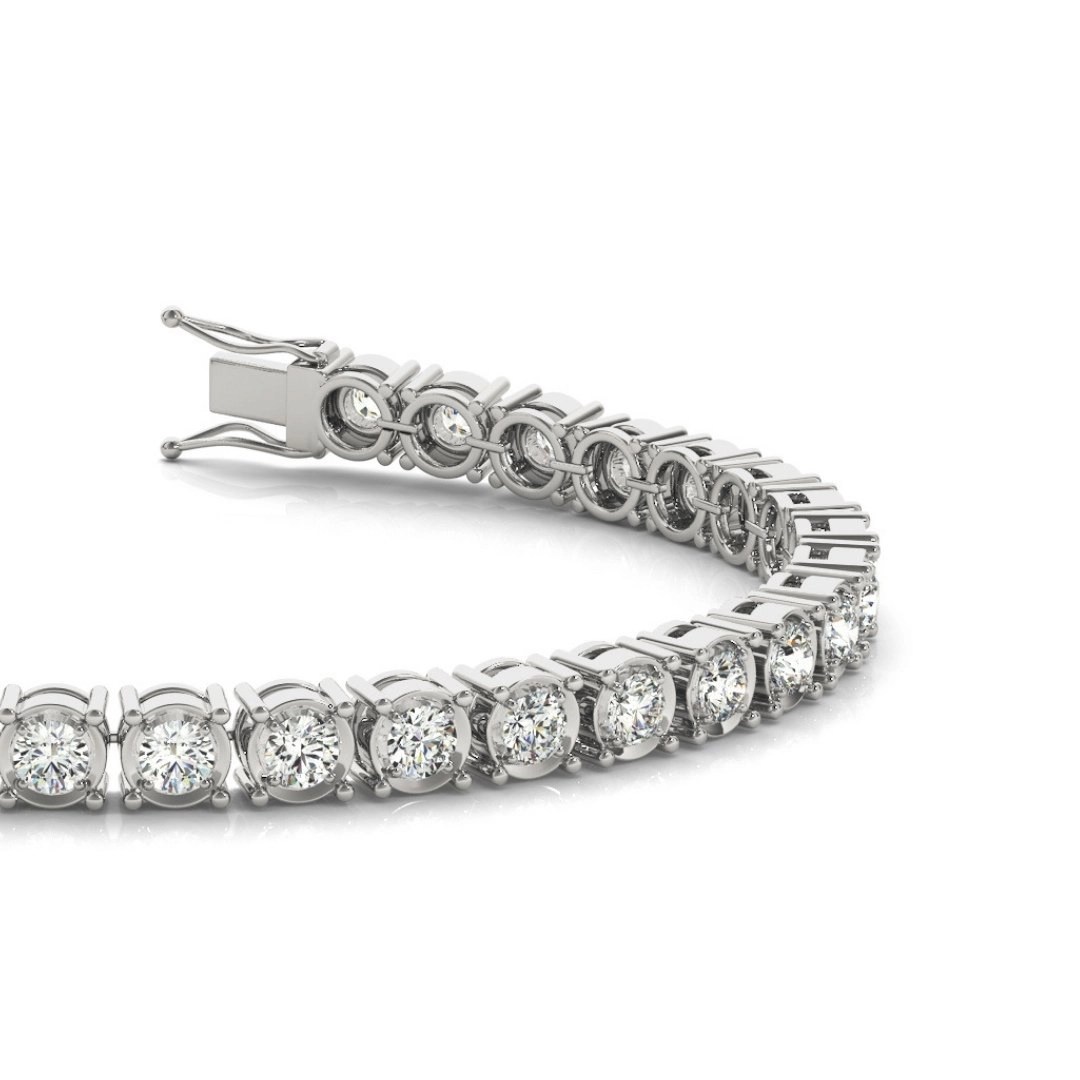 Illusion setting diamond on sale bangles