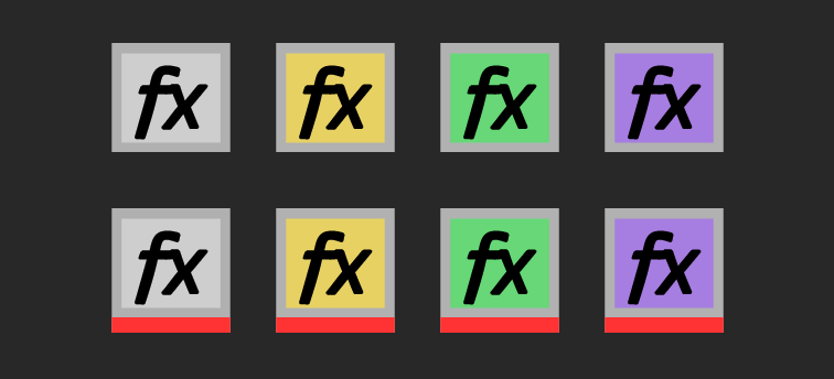 Premiere Pro fx badges