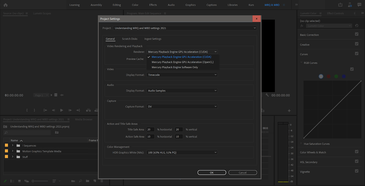 Video rendering and playback