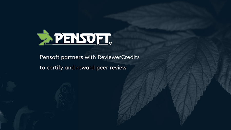 Pensoft partners with ReviewerCredit to certify and reward peer review