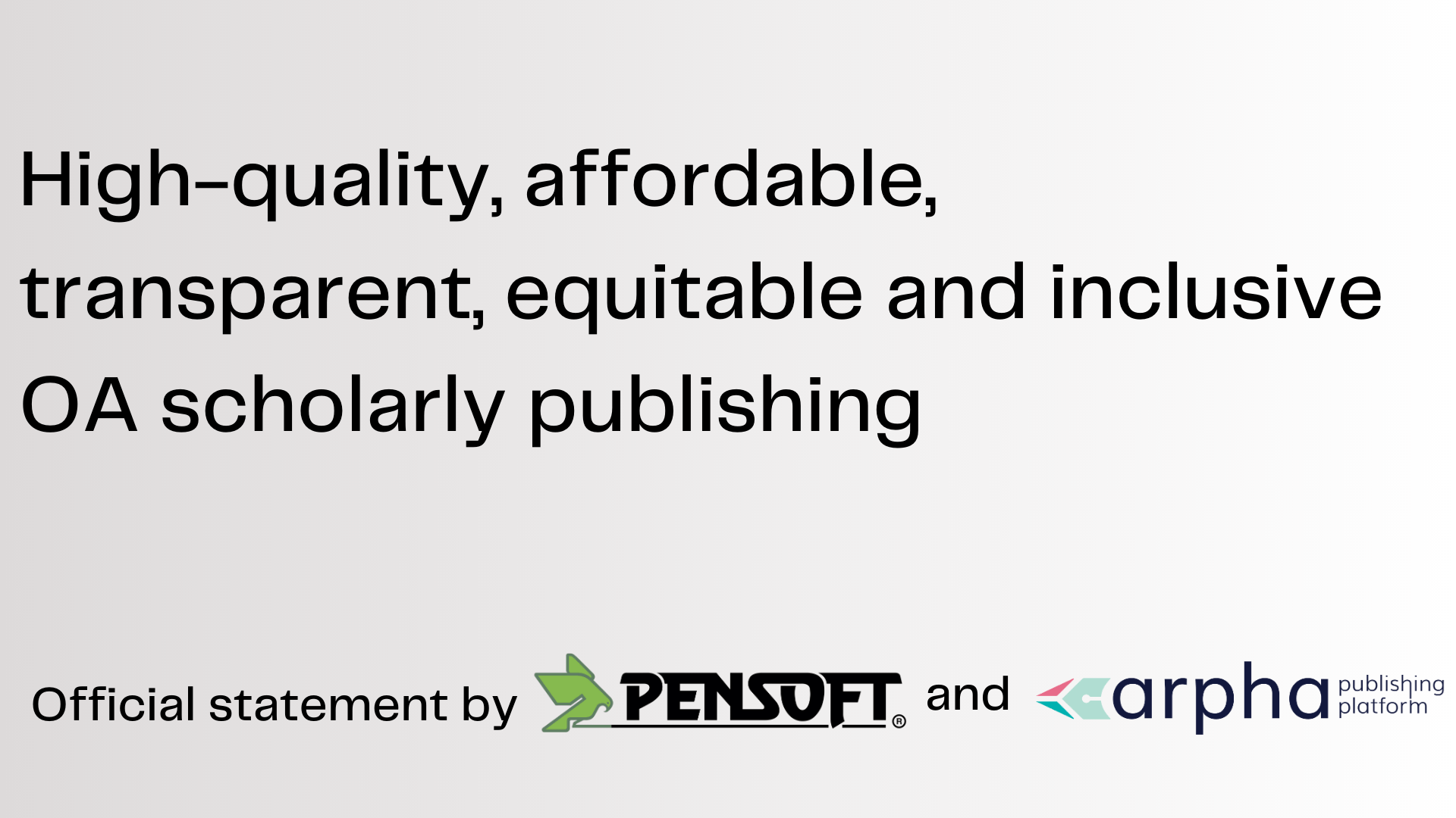 Pensoft’s statement on the European Union’s Conclusions on OA scholarly publishing