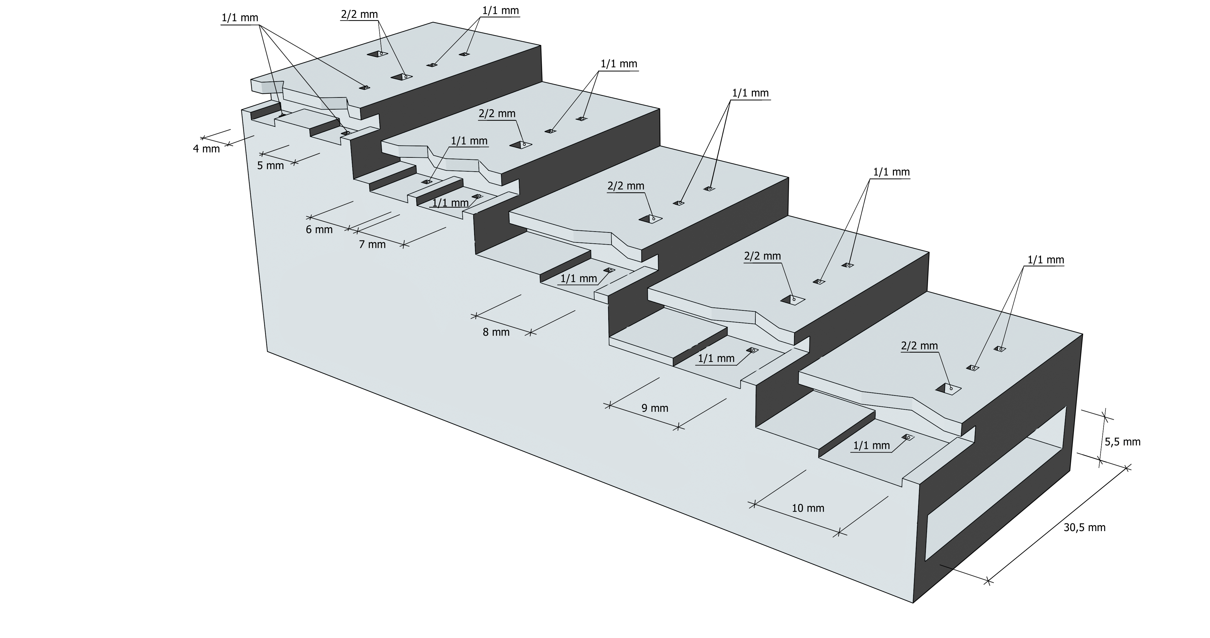 A new 3D printable model of an entomological pinning block