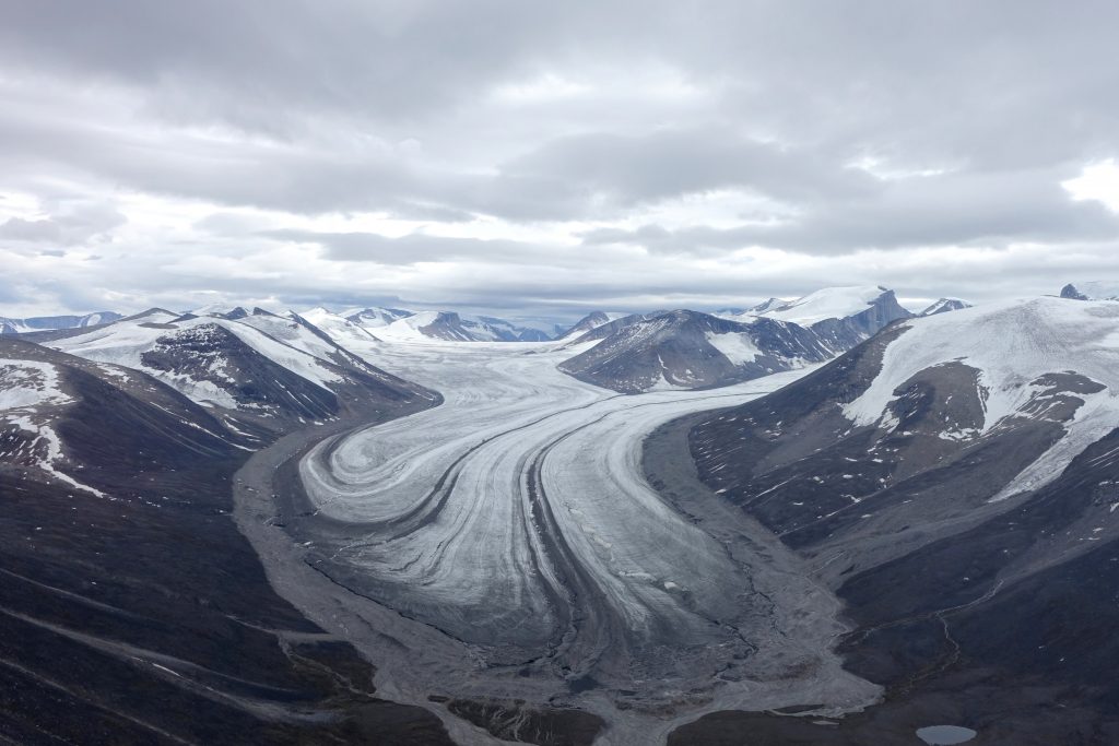 Glacier on south side of Tasialuk 