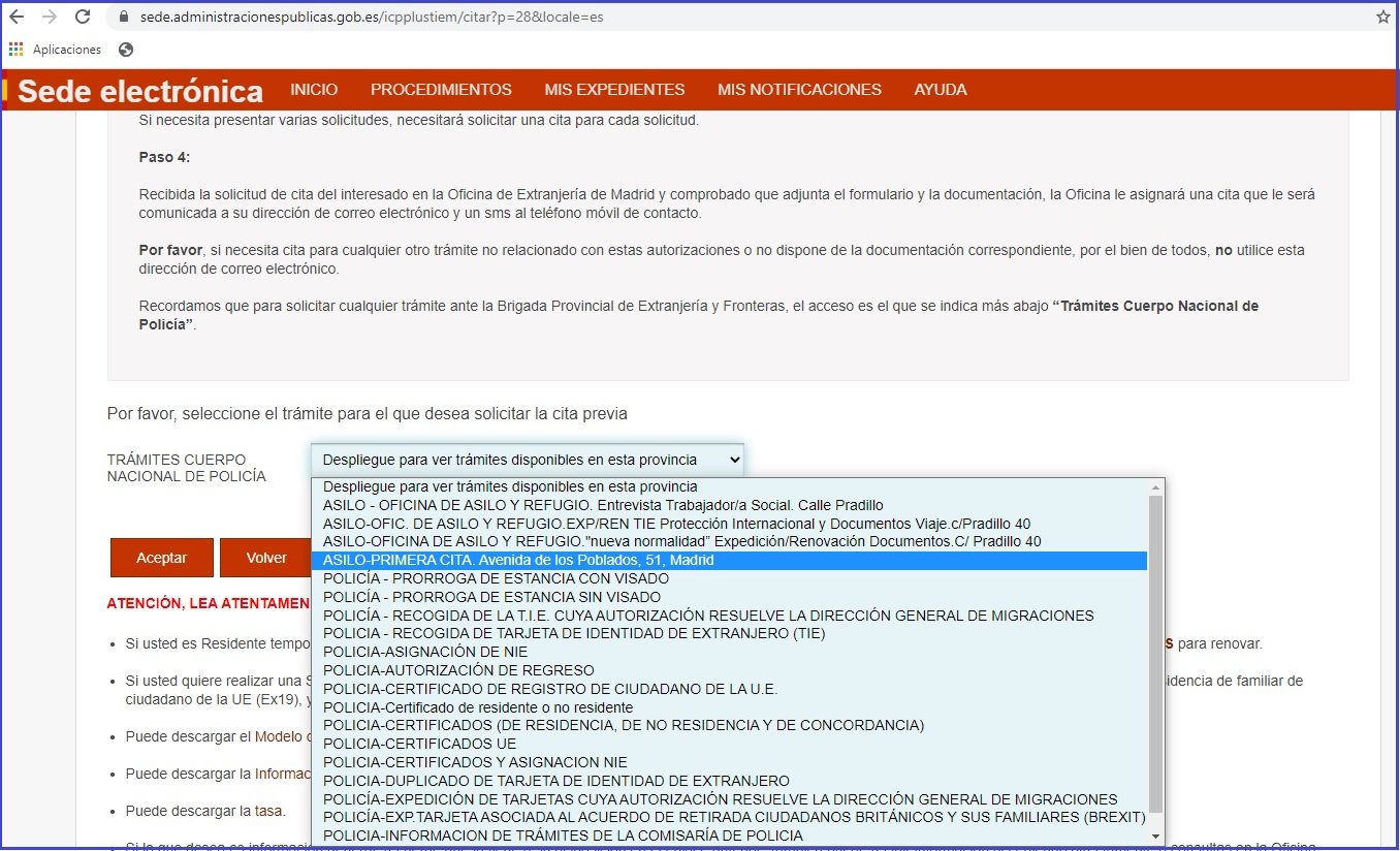 Primera Cita Asilo En Madrid Blog Extranjeria Asociacion Progestion