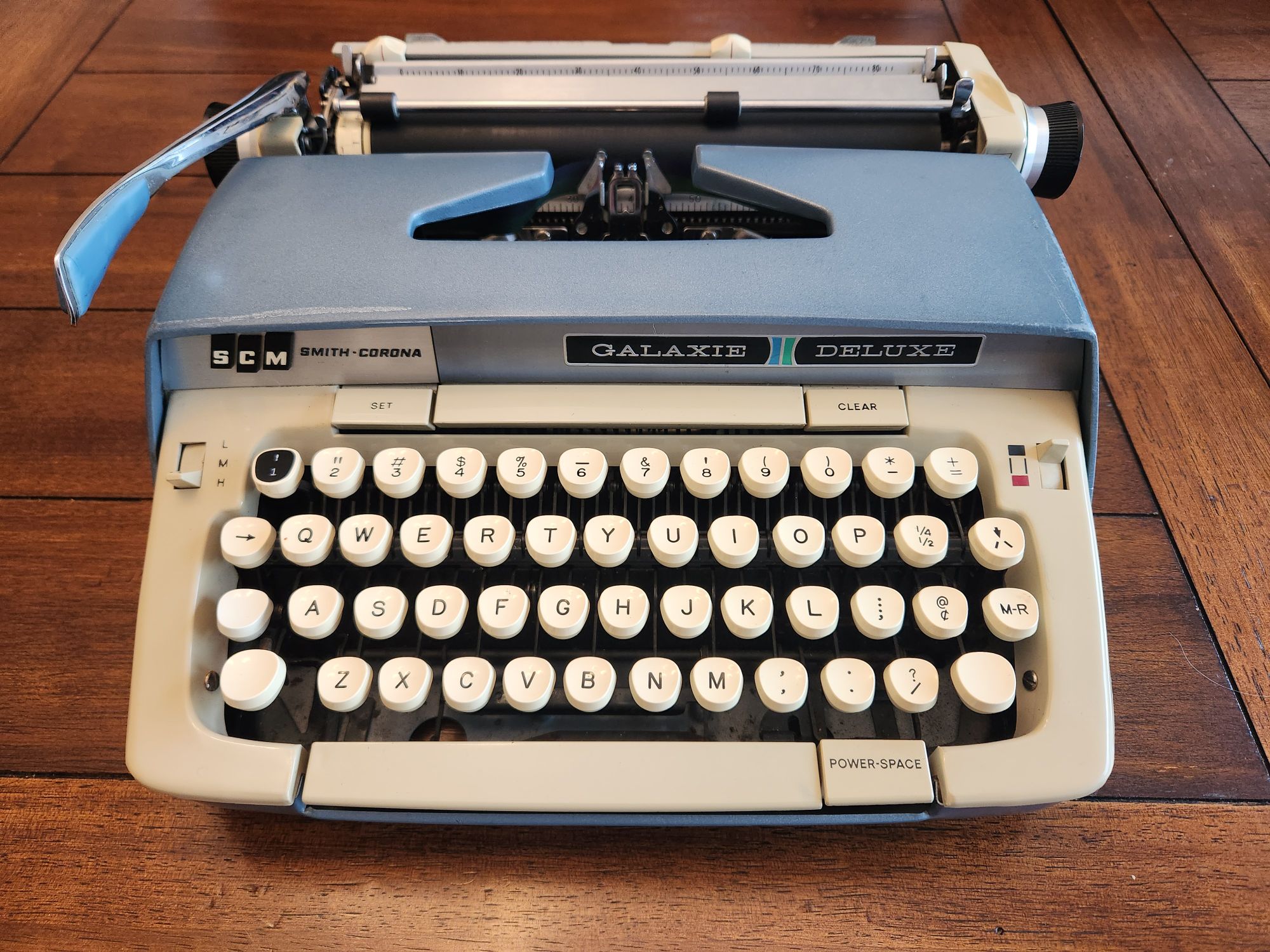 Acquisition: 196X Smith-Corona (SCM) Galaxie Deluxe 10 – 6T2V Series Manual Typewriter