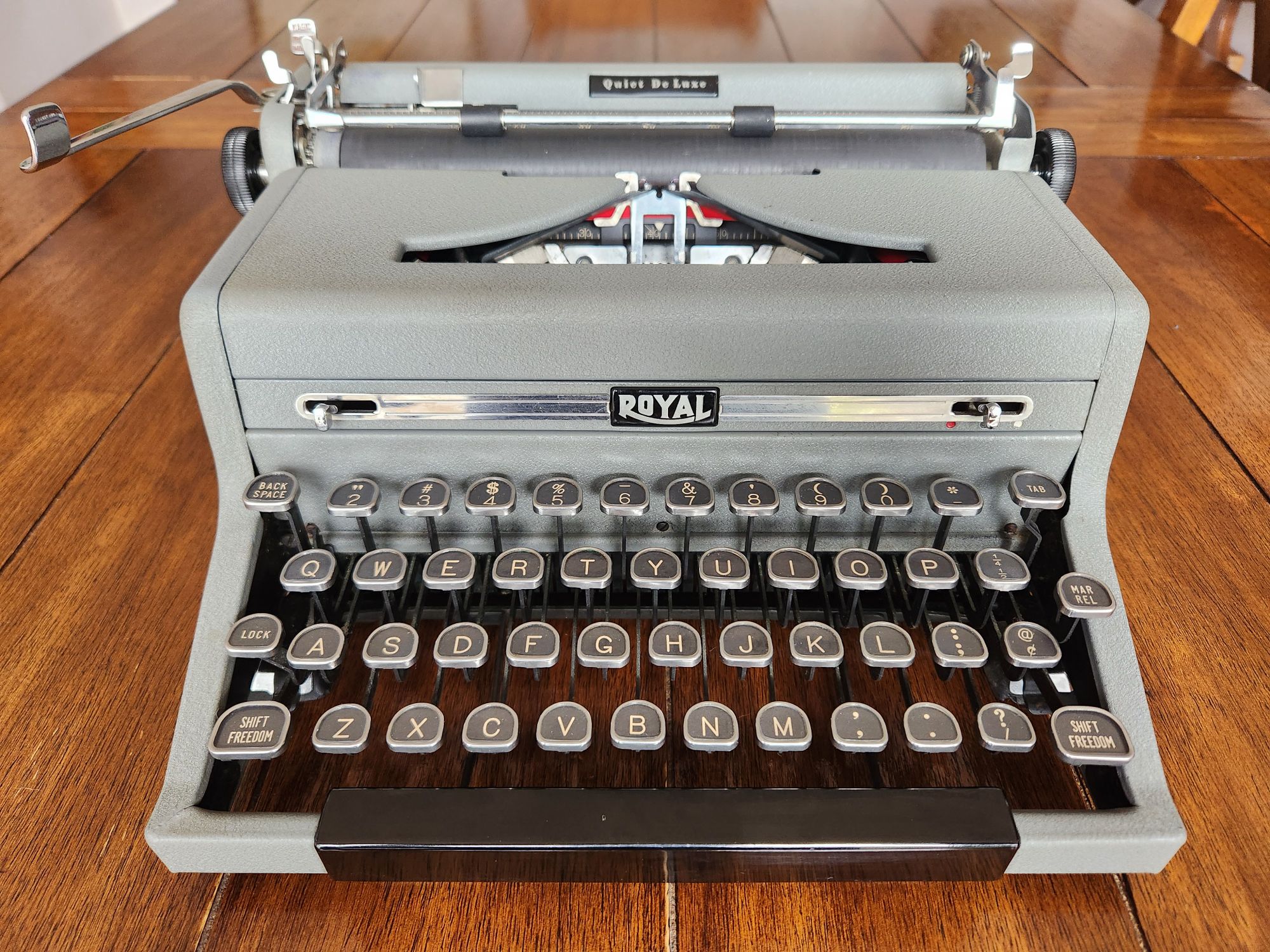 Acquisition: 1949 Royal Quiet De Luxe Portable Typewriter