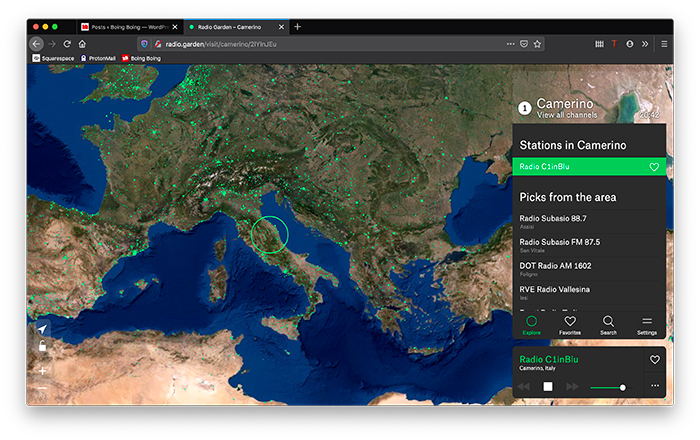 Radio Garden Is A Great Way To Discover Music From Around The World Boing Boing