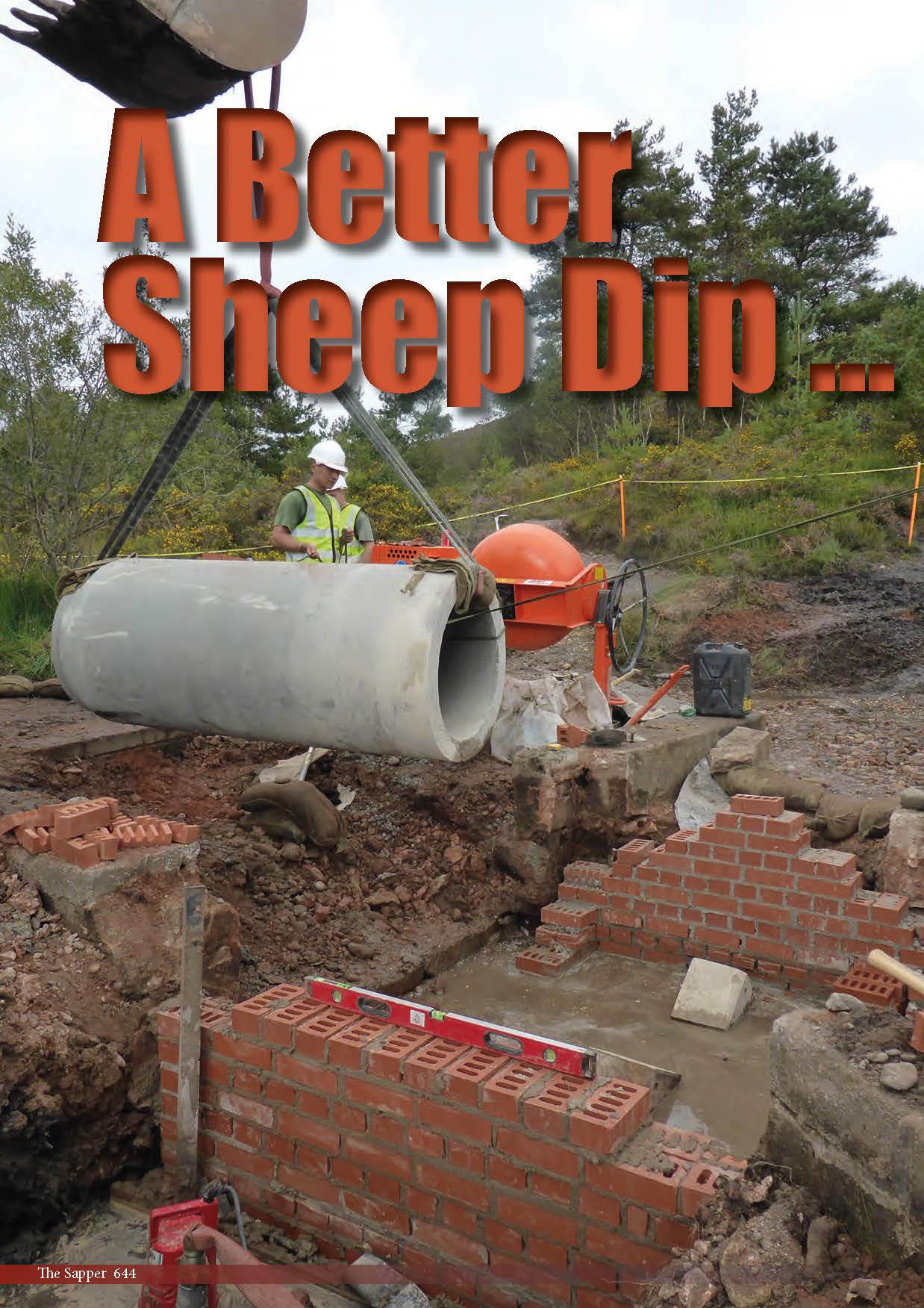 During the latter half of 2014 the 'Sheep Dip' at CTCRM received a complete revamp (Sapper, 2014a)