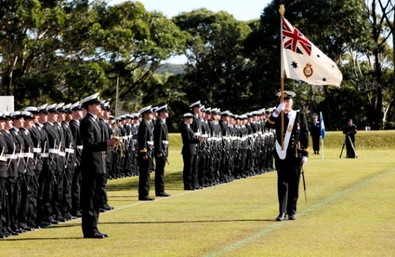 RAN, Officer Graduation Parade, HMAS Creswell