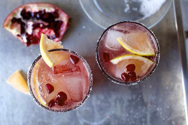 pomegranate grapefruit paloma