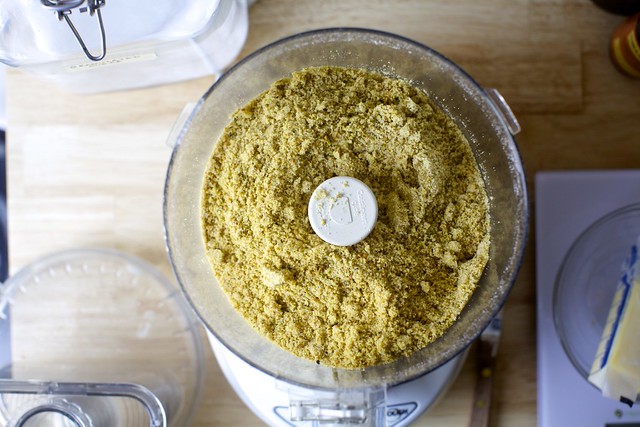 ground with sugar, salt