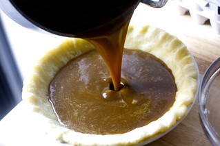 pour into parbaked crust