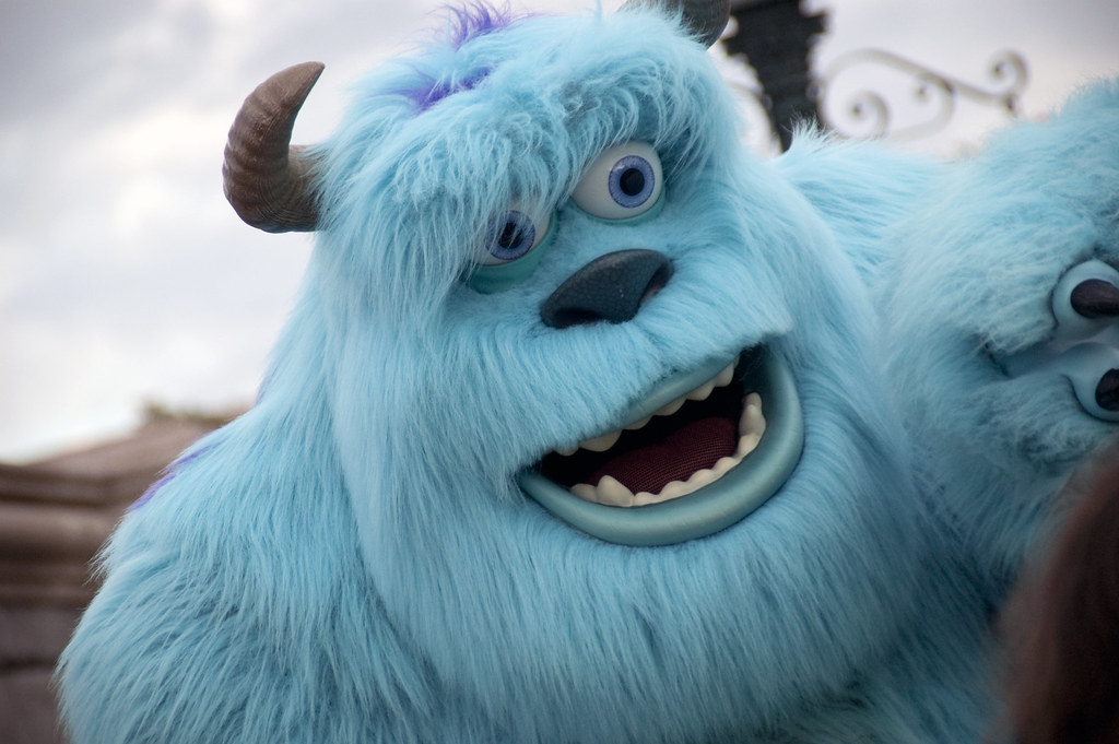 Who is the blue guy in Monsters, Inc?