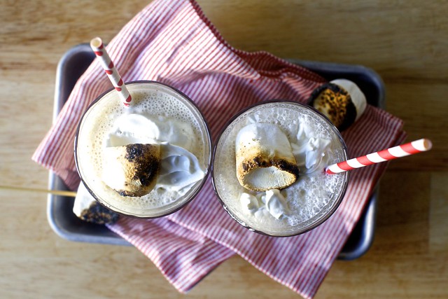 toasted marshmallow milkshake