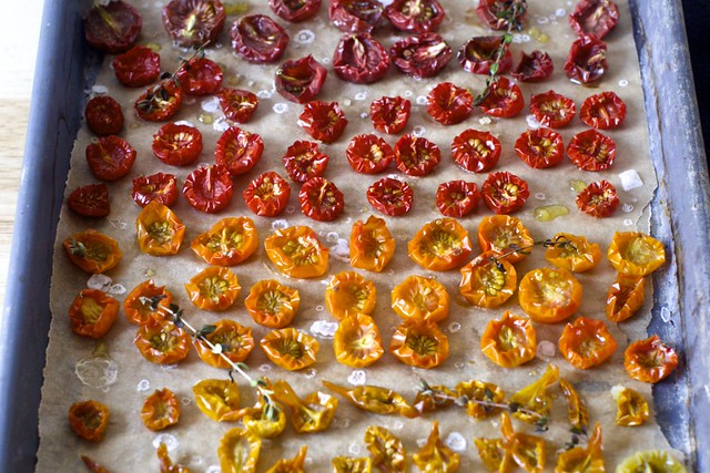 slow-roasted tomatoes