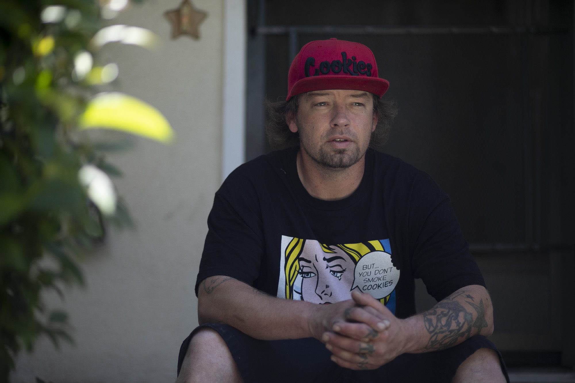 Billy McCasland photographed at his parents' home in Modesto on April 29, 2021. Photo by Anne Wernikoff, CalMatters