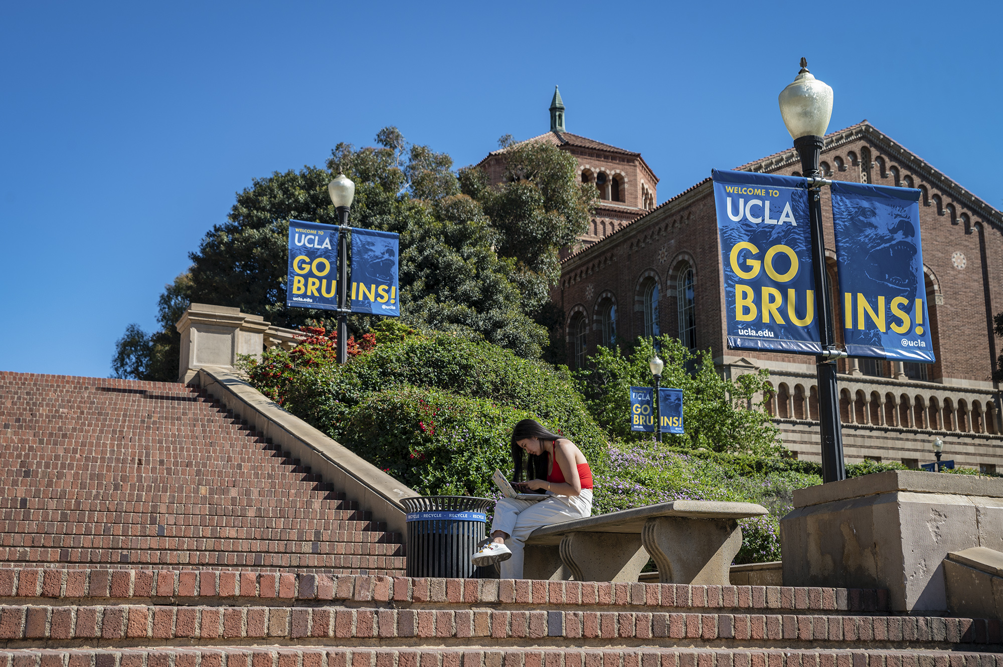 The UCLA campus in Los Angeles on Feb. 18, 2022. Photo by Raquel Natalicchio for CalMatters