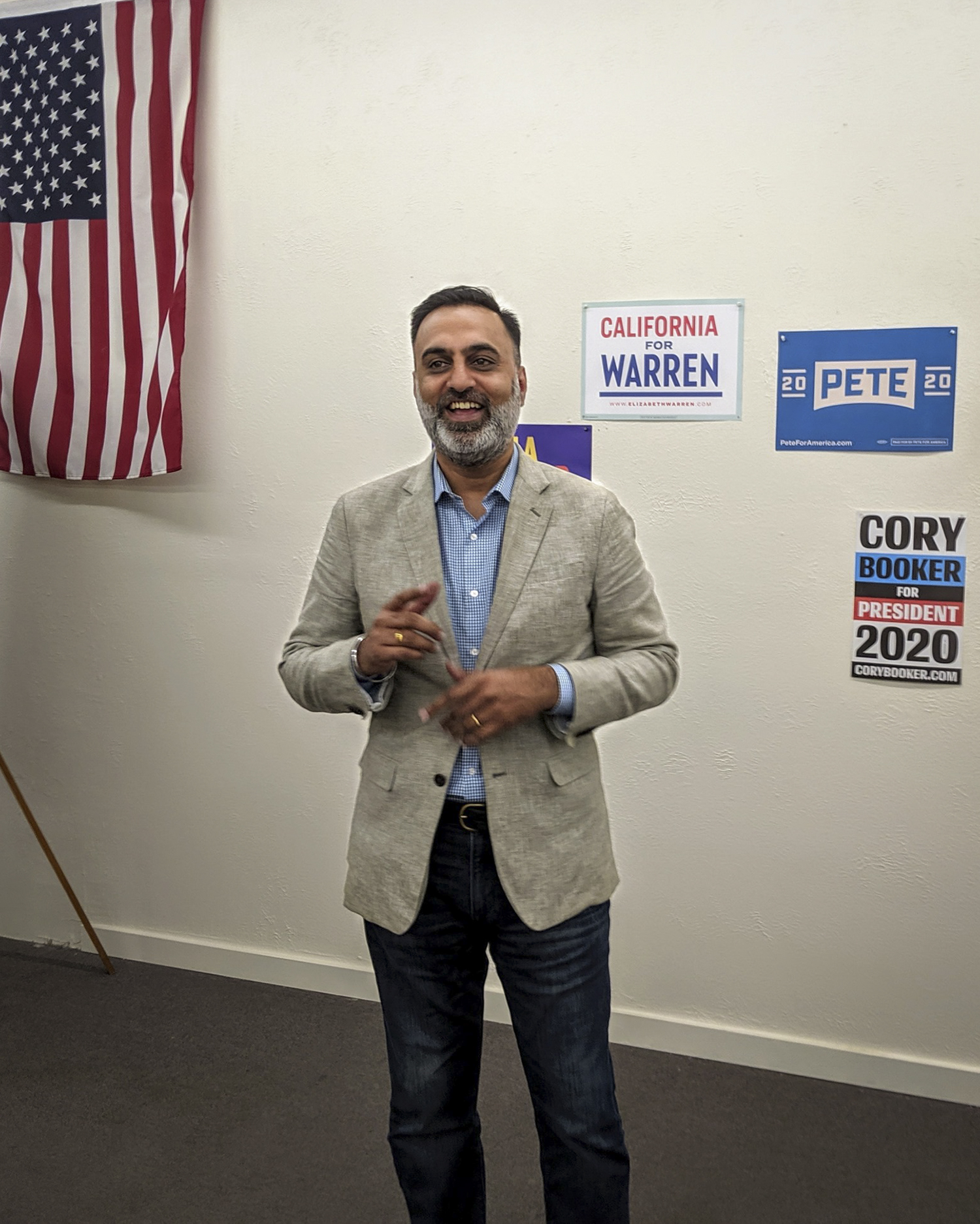 Amar Shergill, Chair of the California Democratic Party Progressive Caucus. (Photo: via Shergill's social media)