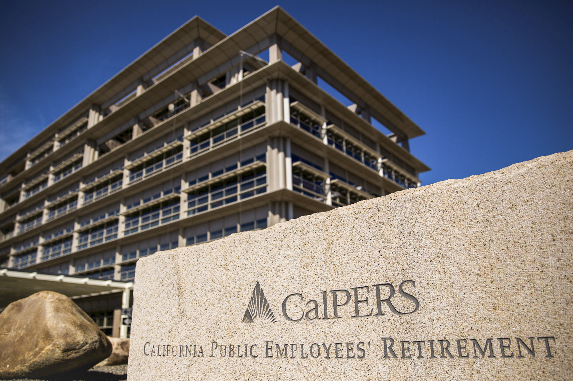 The California Public Employees' Retirement System (CalPERS) headquarters in Sacramento on February 14, 2017. Photo by Max Whittaker, REUTERS