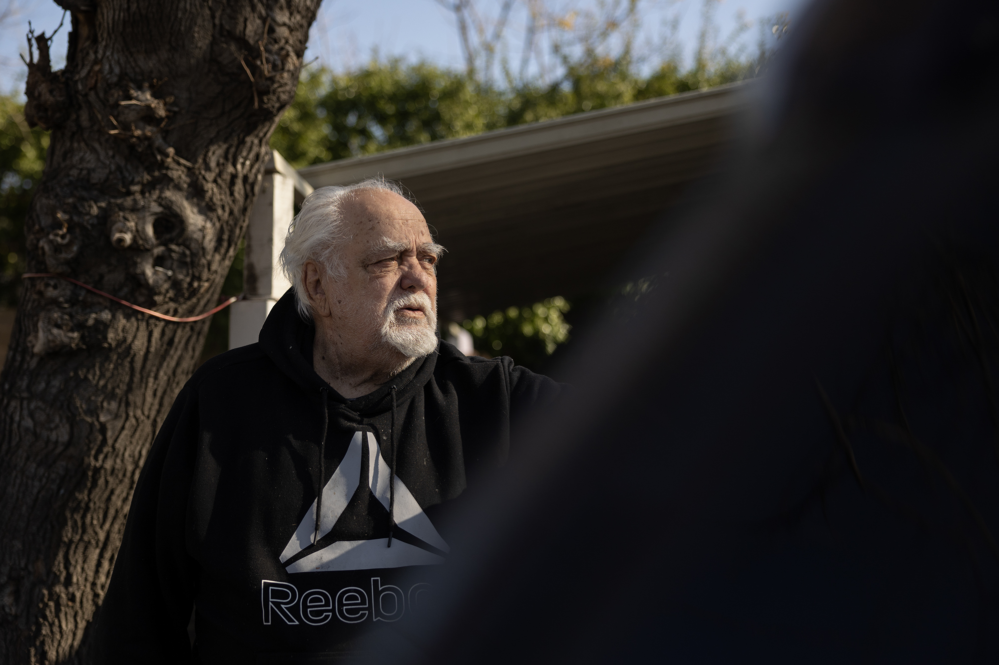 Bobby Riley, 87, at his home at Stockton Park Village in the outskirts of Stockton on Jan. 27, 2023. Photo by Miguel Gutierrez Jr., CalMatters