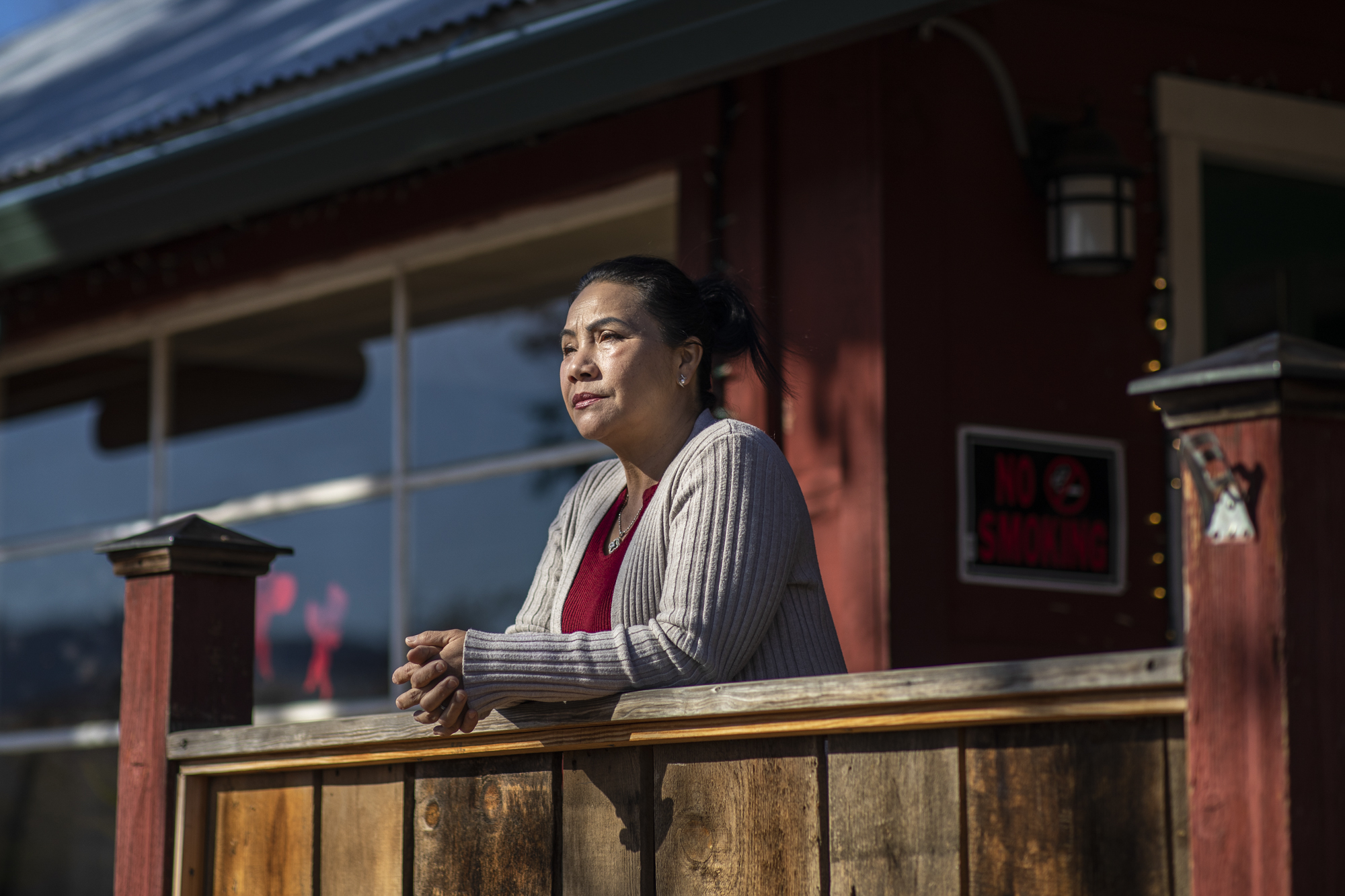Herlinda Vang in Hayfork on Feb. 7, 2023.