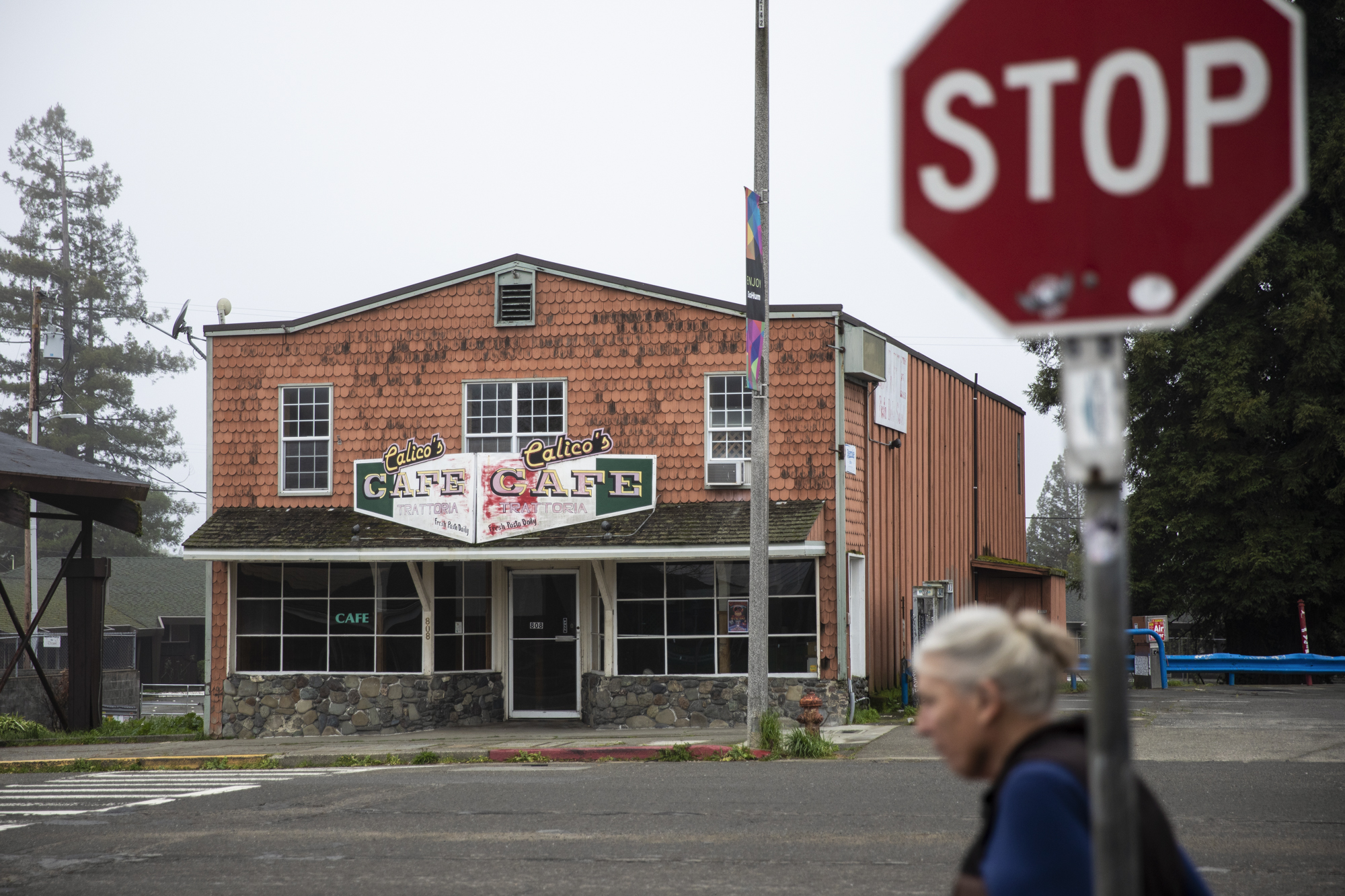 Calico's Café, a restaurant in Garberville that recently ceased operating, on Feb. 9, 2023.