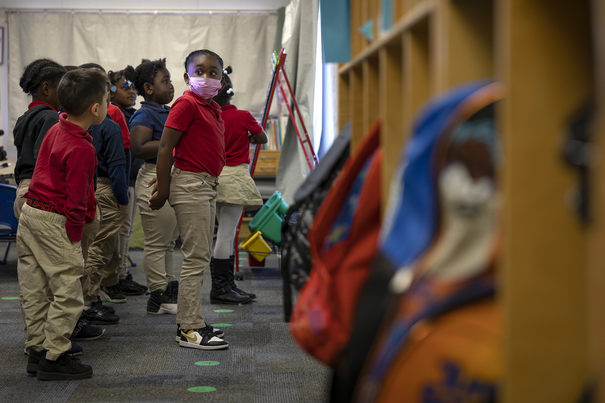 Students at a classroom at St. HOPE's Public School 7 Elementary in Sacramento 