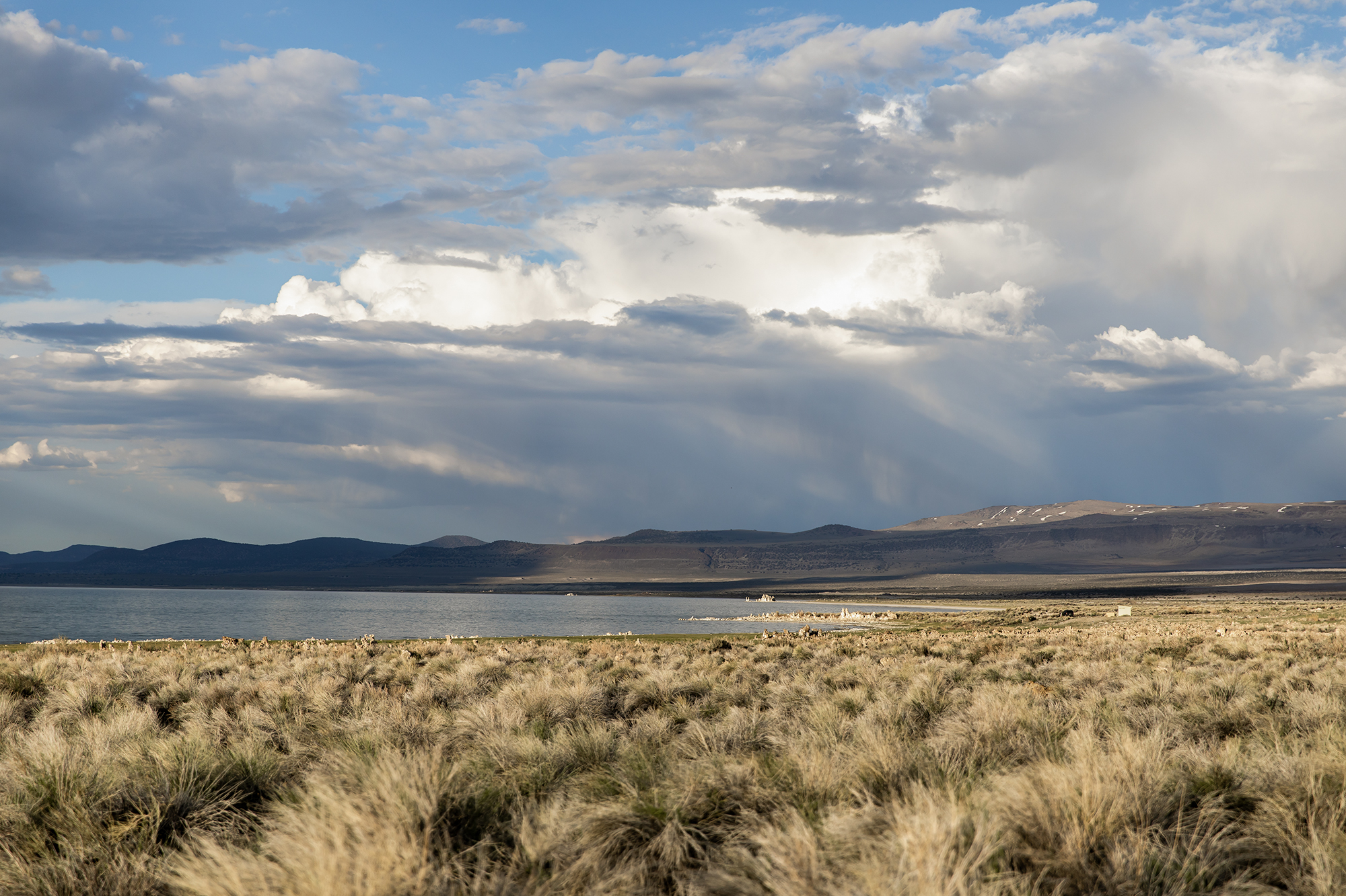 Mono Lake on the eastern edge of the Sierra Nevada on May 20, 2023.