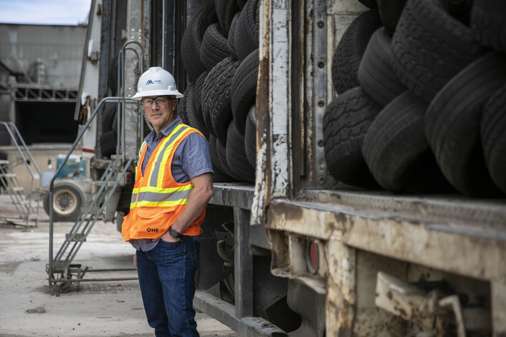 Keith Krugh at the Martin Marietta Redding Cement Plant in Redding on June 7, 2022. Photo by Martin do Nascimento, CalMatters