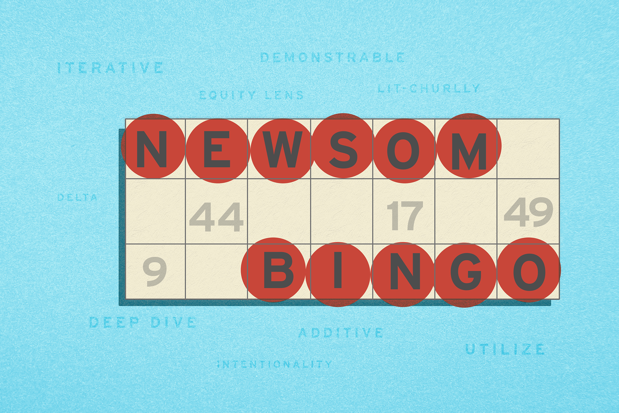 It’s time again for Gavin Newsom lingo bingo