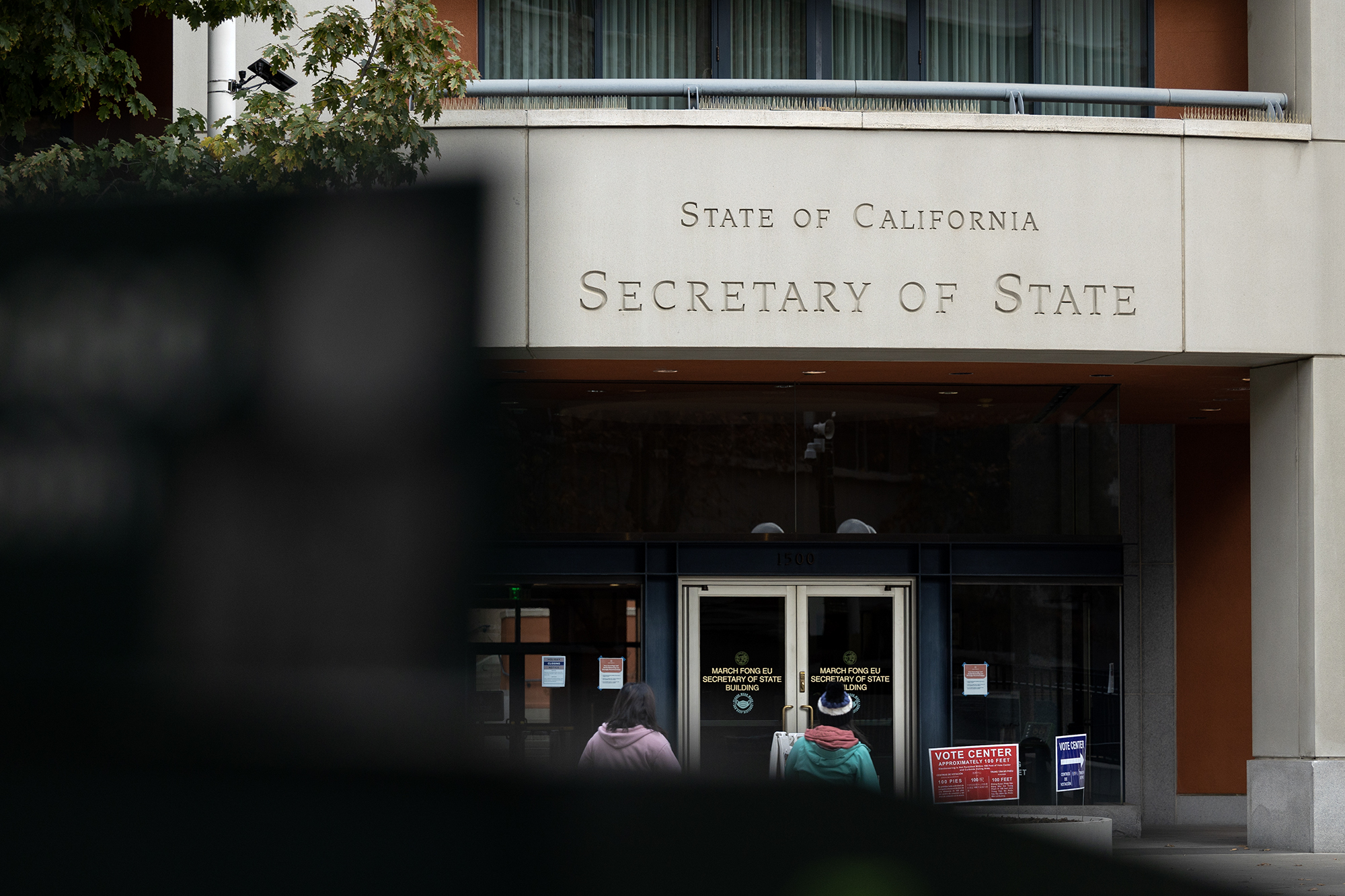 The Secretary of State building in Sacramento on Nov. 7, 2022. Photo by Miguel Gutierrez Jr., CalMatters